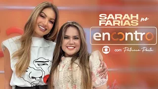 Sarah Farias no Encontro (Globo)