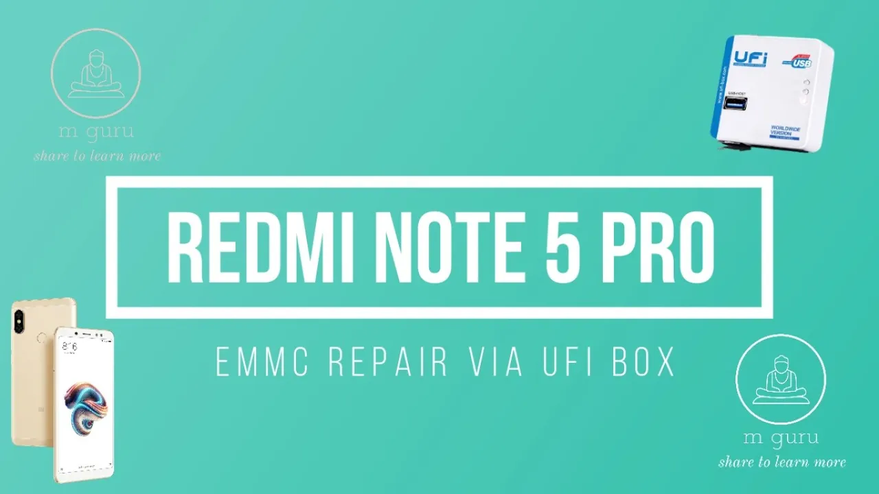UFI Box eMMC Repair | Redmi Note 5 Pro | Reset Health & Fix Device Issues | Step-by-Step Guide