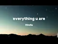 Download Lagu Hindia - everything u are | Lirik |