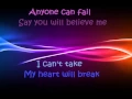 Gareth Gates- Anyone Of Us (Stupid Mistake) LYRICS