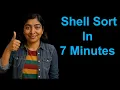 Shell Sort in 7 minutes by learn-dsa com