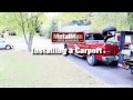 Metal Max Steel Buildings - Carport Installation