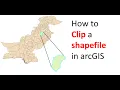 how to clip a shapefile in arcGIS