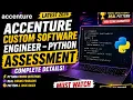 Accenture Python Assessment 2026 Real Pattern Revealed MCQs Coding Must Watch Python