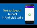 Text to Speech Tutorial in Android Studio
