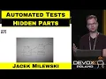 Automated tests - You won t find it in a book