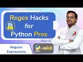 Python 7 PART 4 Regular Expressions String Functions Venkat Reddy AI Classes
