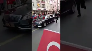 اكبر موكب حراسة في العالم للرئيس التركي أردوغان 