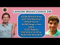 Complete Weekly Contest 296 Leetcode 2293 2294 2295 2296 Partition Array Maximum Difference Is K