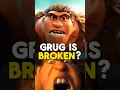 Download Lagu Grug Is BROKEN?!? #grug #grugthecaveman #croods #thecroods #dreamworks #shorts #ccart