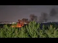 Fords Edison FedEx Ground Multiple Tractor Trailers Brush On Fire 04-10-26