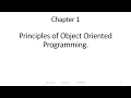Chapter 1 OOP