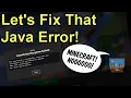 Let s Fix That Minecraft Java Version Error IMPORTANT UPDATE in description