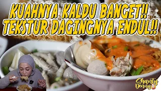 the broth is very much the texture of the meatballs is nampol mas kirans meatballs 