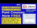 Udemy courses for web development PHP AngularJS Python MYSQL Bootstrap Software Engineer