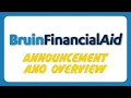 Announcing Bruin Financial Aid