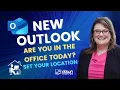 Set Work Location Office or Remote on Your Calendar Microsoft Outlook NEW