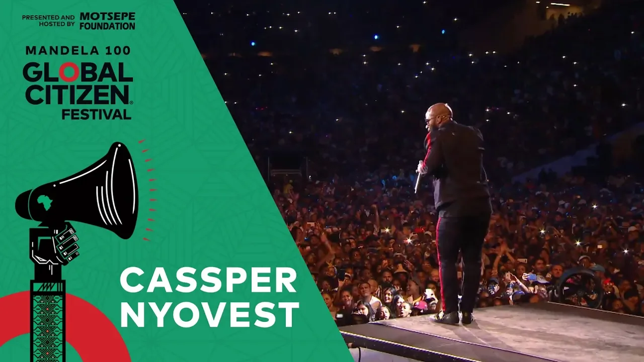 Cassper Nyovest Performs “Ghetto” | Global Citizen Festival: Mandela 100