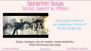 Download BTS - BLOOD, SWEAT \u0026 TEARS [MV, EASY LYRIC, LIRIK INDONESIA] MP3