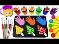 Download Lagu Satisfying Video l DIY How To Make Rainbow 3 Hands 3 Bottles Milk GLITTER Color Form Mix Bead ASMR