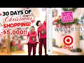 CHRISTMAS SHOPPING FOR A WHOLE MONTH - 5 000 Vlogmas Day 3