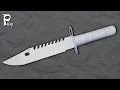 How to make a M9 Bayonet paper bayonet Paper weapon DIY paper Knife CS GO STANDOFF 2