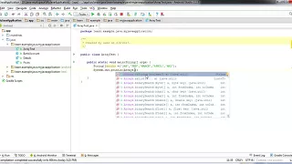 16 Implement Single Dimensional Array in Java code Part 1