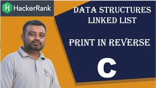 Hackerrank Data Structure LinkedList Print in Reverse