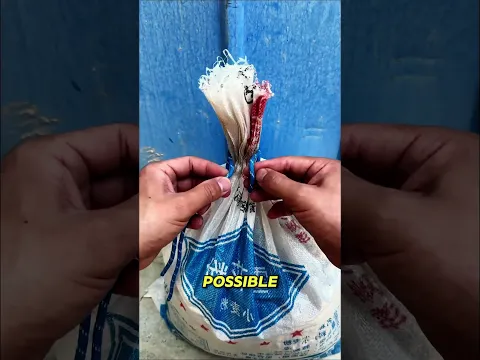 Stop Tying Bags Wrong! This Knot Opens in 1 Second #KnotHack #Shorts