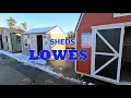 LOWES SHED MODELS AND PRICES 2025