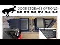 Bronco Door Storage Options and Review