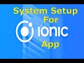 ionic environment setup in windows platform and apk generation