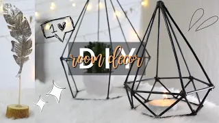GEOMETRIC ROOM DIY METAL LEAF DECOR PIECES EASY DIY