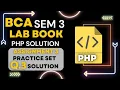 PHP Indexed Array Operations Check Positivity Calculate Average Sum BCA Sem 3 Lab Assignment 3