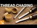 Hand Thread Chasing with Allan Batty Woodturning How-to