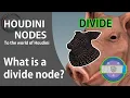 Houdini nodes What is a divide node Easy to follow