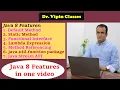 Java 8 new features in one Java 8 new features Dr Vipin Classes