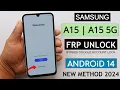 Samsung A15 A15 5G Frp Google Account Lock Adb Enable Fail Code Not Working