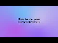 How to see your current transits Astro com