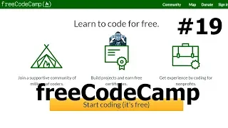 19 - Finishing New FreeCodeCamp Curriculums Part2 JAVASCRIPT ALGORITHMS DATA STRUCTURES CERT