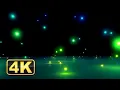 4K Glowing Falling Balls with Calming Music Abstract Satisfaying for Relaxing