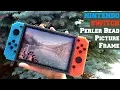 DIY 3D Perler Bead Nintendo Switch Picture Frame