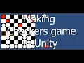 Making checkers game in unity