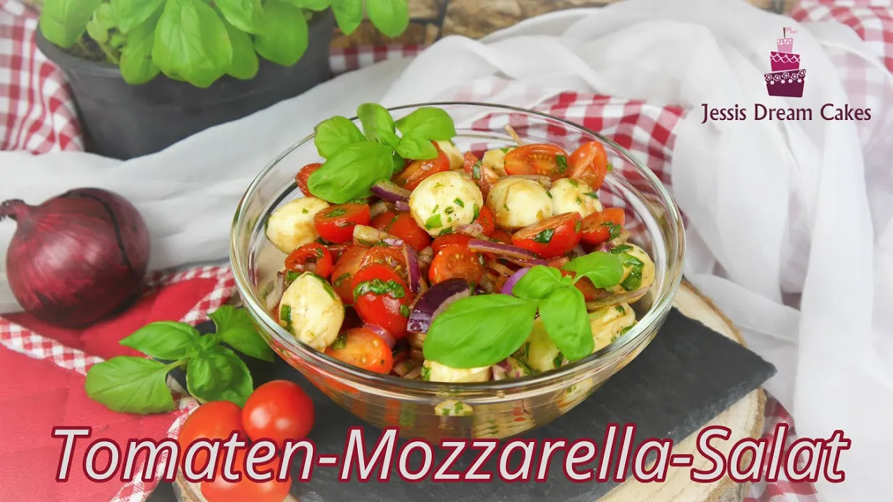 Tomate Mozzarella Rezept schnell und lecker - Der Bio Koch #516. 