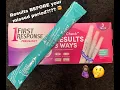 First Response Rapid result test Before missed period
