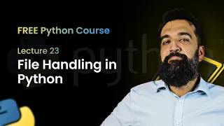 File Handling in Python Python Programming Class 23