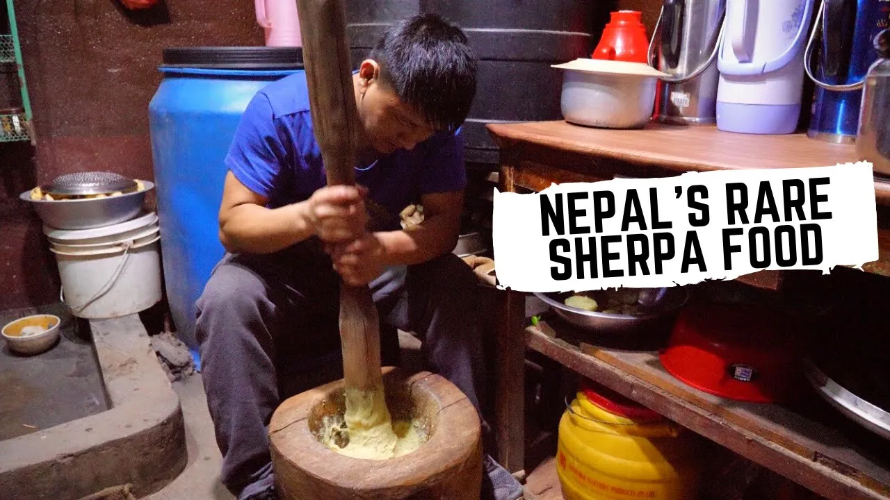 RARE NEPALI STREET FOOD | Sherpa food in KATHMANDU, NEPAL | Nepali + Tibetan food tour in Kathmandu