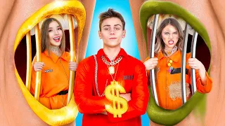 طالب غني مقابل طالب فقير في السجن وقعت في حب مليونير 