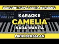 Download Lagu Camelia - Versi Dangdut Koplo Tanpa Kendang Karaoke Lirik Berjalan Nada Wanita | Yamaha PSR SX600