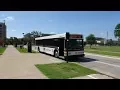 Riding the TAMU Aggie Spirit Metro Style bus to the west campus in College Station TX